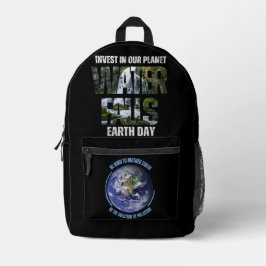 Dag van de Aarde: het milieu redden Bedrukte Rugzak