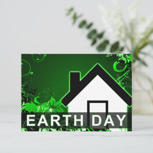 dag van de aarde : hifi - thuis kaart (Staand voorkant)