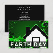 dag van de aarde : hifi - thuis kaart (Voorkant / Achterkant)