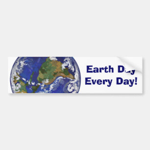 Dag van de aarde Iedere dag Bumpersticker