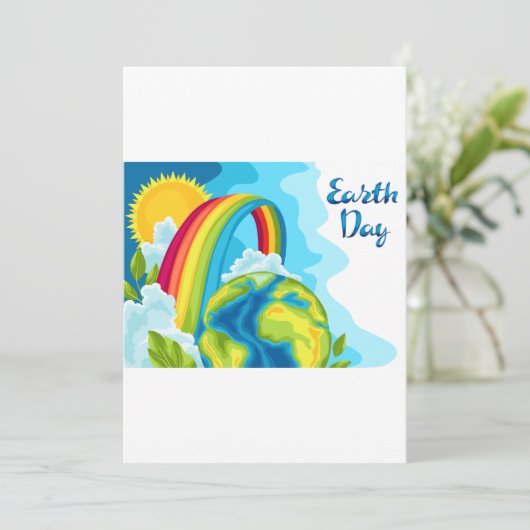 Dag van de Aarde Kaart (Staand voorkant)