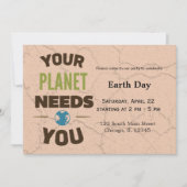 Dag van de Aarde Kaart (Voorkant)