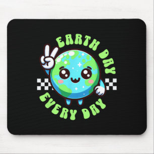 Dag van de Aarde Kawaii Elke Dag Kinder Planeet Pe Muismat