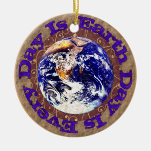 Dag van de Aarde Keramisch Ornament