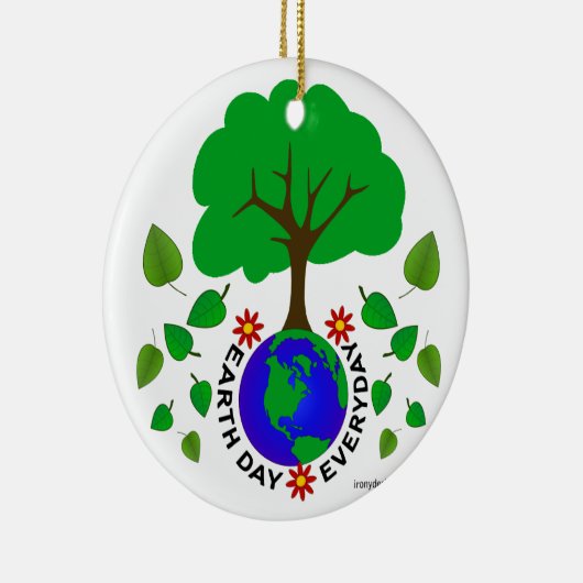 Dag van de Aarde Keramisch Ornament (Rechts)