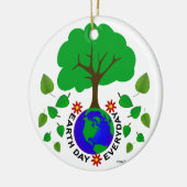 Dag van de Aarde Keramisch Ornament (Links)