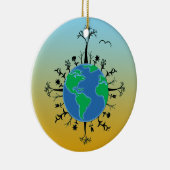 Dag van de Aarde Keramisch Ornament (Rechts)