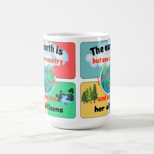 Dag van de Aarde Koffiemok (Center)
