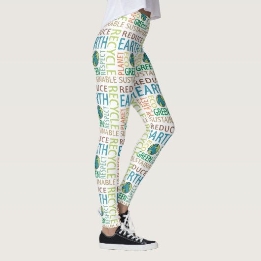 Dag van de Aarde Leggings (Rechts)