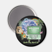 Dag van de Aarde Magneet (Voorkant / Achterkant)