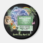 Dag van de Aarde Magneet (Voorkant)