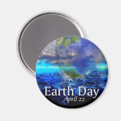 Dag van de Aarde Magneet (Voorkant / Achterkant)