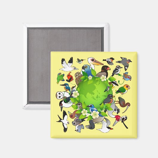 Dag van de Aarde Magneet (Voorkant / Achterkant)