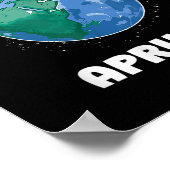 Dag van de Aarde Milieubescherming Planeet Wereld  Poster (Hoek)