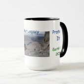 Dag van de Aarde, Onze Aarde, Onze Legacy Koffie Mok (Voorkant rechts)