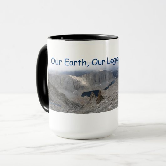 Dag van de Aarde, Onze Aarde, Onze Legacy Koffie Mok (Voorkant links)