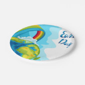Dag van de Aarde Papieren Bordje (Gekanteld)