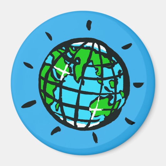 Dag van de Aarde - Planeet AARDE - Conservatie - E Magneet (Voorkant)