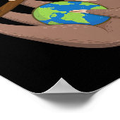 Dag van de Aarde - Planet Earth Natuur Lover Envir Poster (Hoek)
