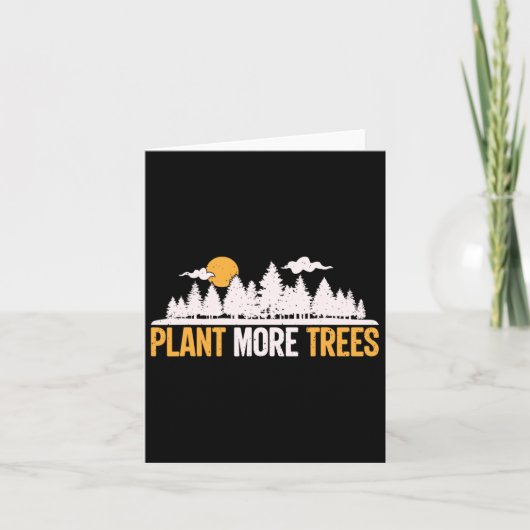 Dag van de Aarde - Plant Meer Bomen Bomen Knuffela Kaart (Voorkant)