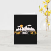 Dag van de Aarde - Plant Meer Bomen Bomen Knuffela Kaart (Gele Bloem)