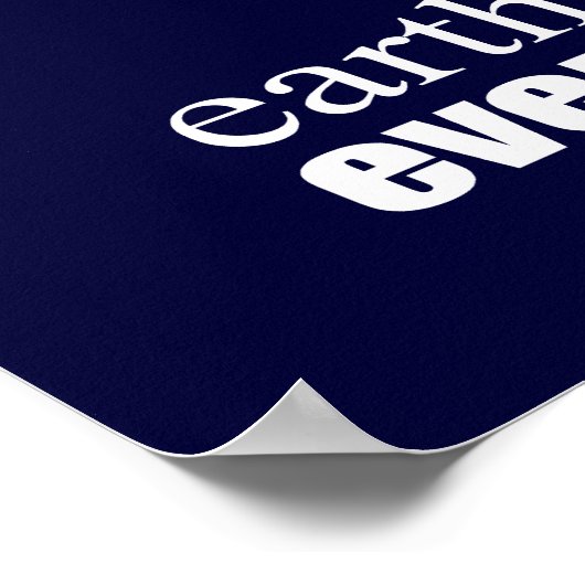 Dag van de Aarde Poster (Hoek)