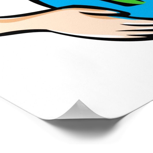 Dag van de Aarde Poster (Hoek)