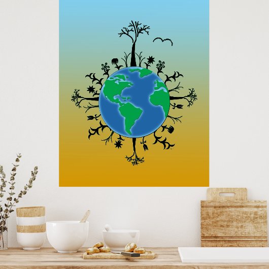 Dag van de Aarde Poster (Keuken)