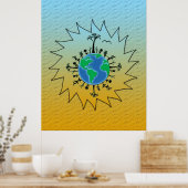 Dag van de Aarde Poster (Keuken)