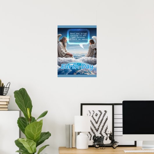 Dag van de Aarde Poster (Thuiskantoor)
