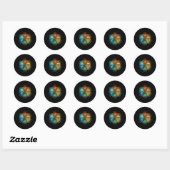 Dag van de Aarde Red bijen Reddingsdieren Recycle Ronde Sticker (Vel)