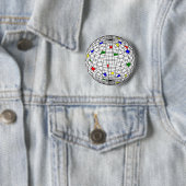 Dag van de Aarde Ronde Button 5,7 Cm (In situ)