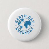 Dag van de Aarde Ronde Button 5,7 Cm (Voorkant)