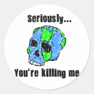 Dag van de Aarde Ronde Sticker