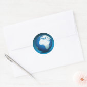 Dag van de Aarde Ronde Sticker (Envelop)