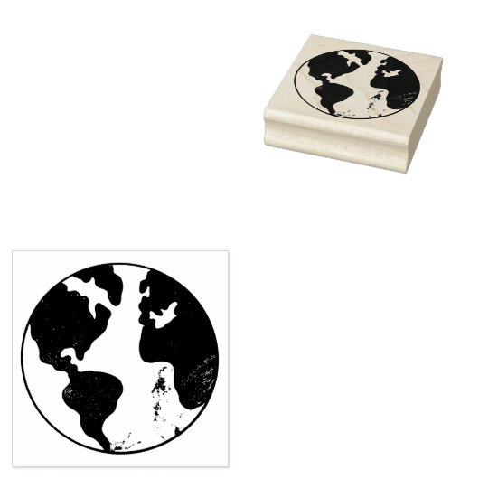 Dag van de Aarde Rubberstempel (Gestempeld)