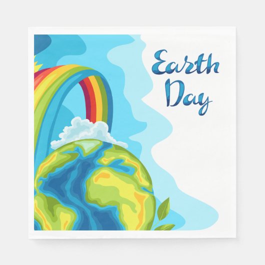 Dag van de Aarde Servet (Voorkant)