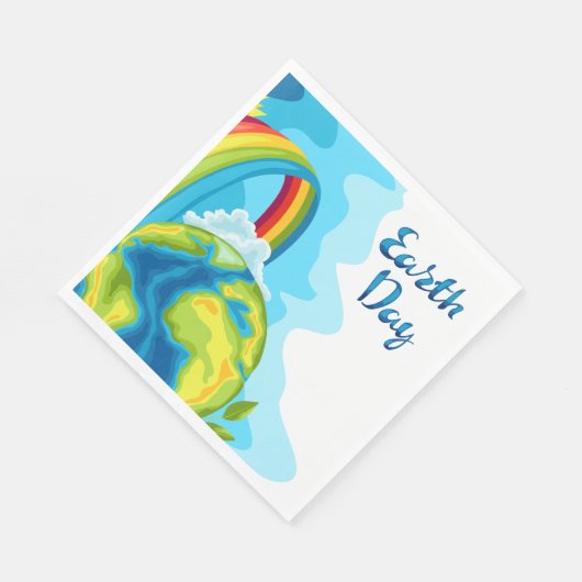 Dag van de Aarde Servet (Hoek)