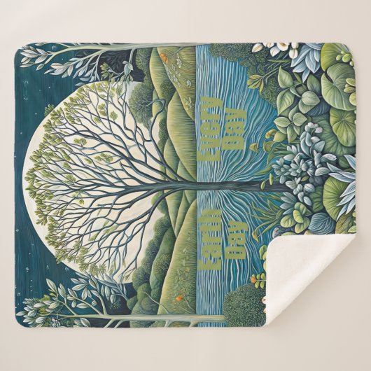 Dag van de Aarde Sherpa Deken (Voorkant (horizontaal))