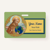 Dag van de Aarde & Sint Franciscus van Assisi (Sti Badge (Achterkant)