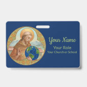 Dag van de Aarde & Sint Franciscus van Assisi (Sti Badge (Achterkant)