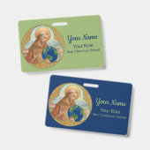 Dag van de Aarde & Sint Franciscus van Assisi (Sti Badge (Voor- en achterkant)