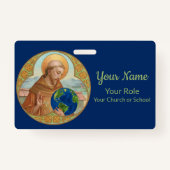 Dag van de Aarde & Sint Franciscus van Assisi (Sti Badge (Achterkant)