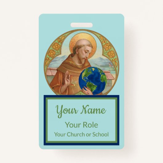 Dag van de Aarde & Sint Franciscus van Assisi (Sti Badge (Voorkant)