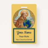Dag van de Aarde & Sint Franciscus van Assisi (Sti Badge (Achterkant)