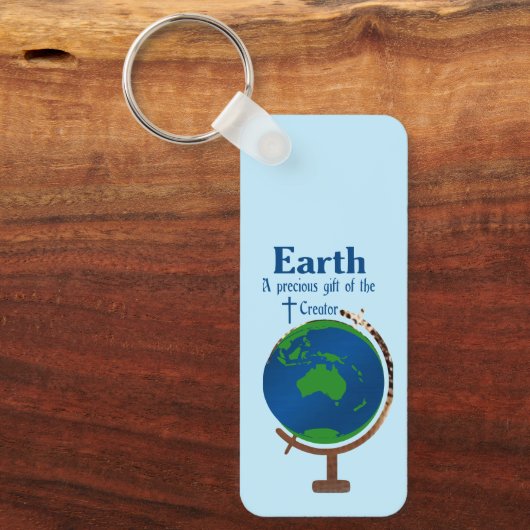 Dag van de Aarde Sleutelhanger (Voorkant)