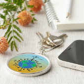 Dag van de Aarde Sleutelhanger (Zijkant)