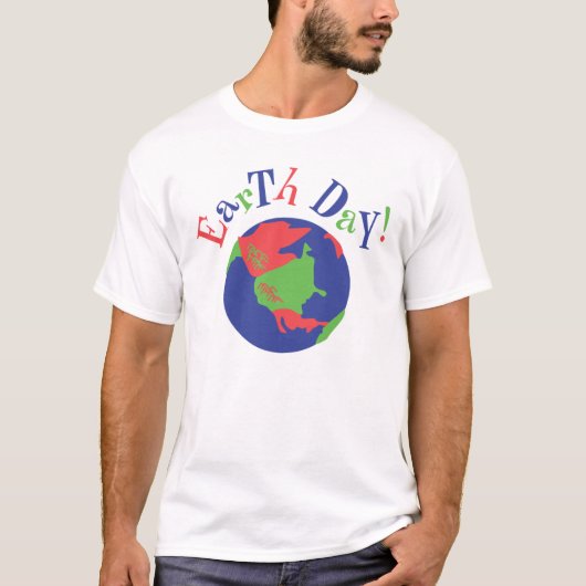 Dag van de Aarde! T-shirt (Voorkant)