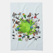 Dag van de Aarde Theedoek (Verticaal)