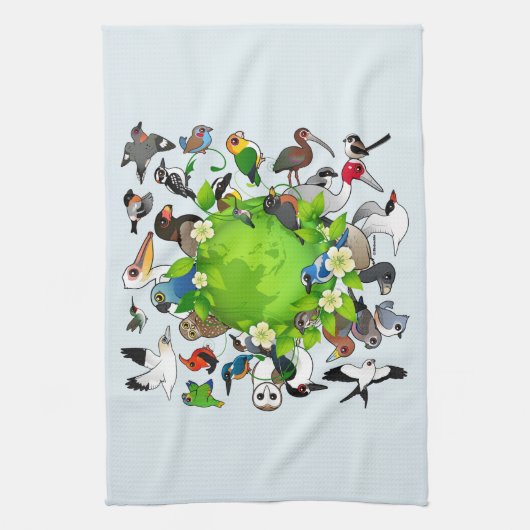 Dag van de Aarde Theedoek (Verticaal)